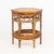 Late 20th Century Modern Hexagonal Bent Bamboo Side Table For Sale - Image 5 of 6