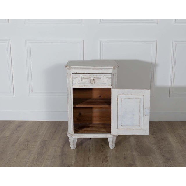 Pair of Swedish Neoclassical Painted Nightstands, circa 1880 For Sale - Image 10 of 13