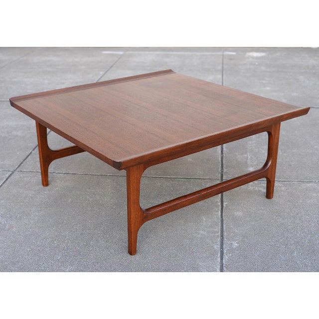 Mid Century Danish Modern Japanese Pagoda Teak Coffee Table Chairish