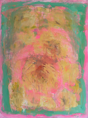 Spring Fusion, Bold Contemporary Acrylic Abstract Painting by Stephen Remick