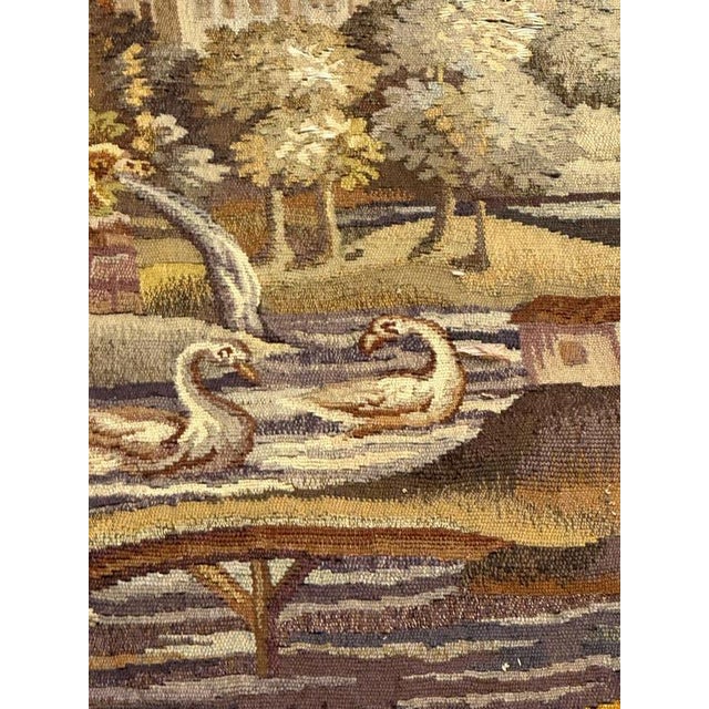 Antique French Aubusson Tapestry, 1890s For Sale - Image 17 of 18