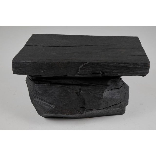 Brutalist Sculptural Stool by Logniture For Sale - Image 10 of 17