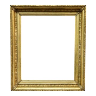 Oversized Antique Gilt Wood Art Frame C1890 For Sale