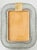 A weighty smoke grey murano glass picture frame, the border hand-twisted in the torciglione technique and set in a gilt-...