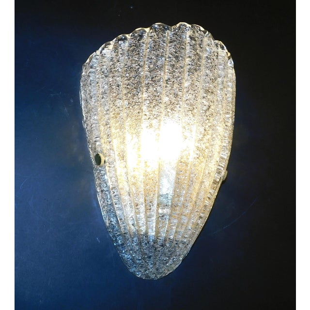 Late 20th Century 20th Century Murano Graniglia Shield Sconce For Sale - Image 5 of 7