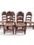 Wood Polychrome Dining Chairs, 1950s, Set of 6 For Sale - Image 7 of 7