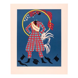 Robert Indiana, Composition, Signed Screen Print in Colors, 1977 For Sale