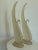 Ivory Late 20th Century Pair of Austin Sculpture Frosted Art Glass Swans – Mid-Century Modern Sculptural Birds For Sale - Image 8 of 8