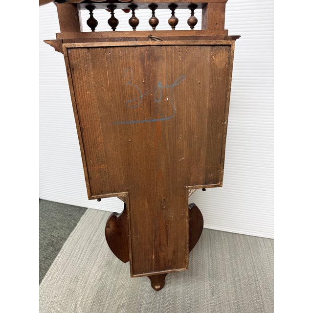 Black Black Forest Wall Clock With Barometer & Thermometer For Sale - Image 8 of 12