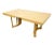 Late 20th Century Bernhardt Furniture Blonde Contemporary Modern 70" Double Pedestal Dining Table For Sale - Image 5 of 10