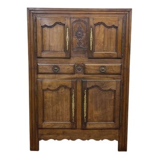 Breton 4-Door Sideboard in Chestnut, 19th Century For Sale