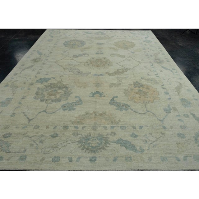 Turkish Oushak Rug 9' x 12'6" #18692 Explore a curated collection of hallway runners, wool rugs, and handmade masterpieces...