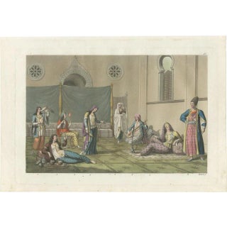 Ferrario, Illustration of a Persian Harem, 1831, Print For Sale