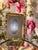 1900 - 1909 Antique Photo Frame . Antique Gilded Frame With an Oval Victorian Cabinet Card Portrait. For Sale - Image 5 of 9