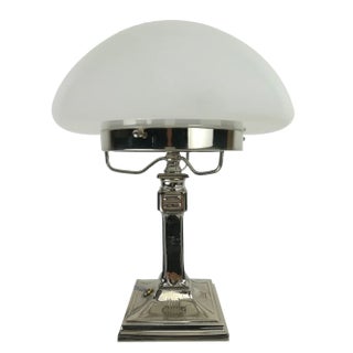 Vintage Chrome-Plated Womens Lamp, 1930s For Sale