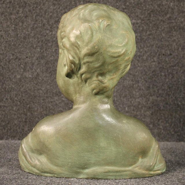 1920s Terracotta Bust of a Child For Sale - Image 5 of 14
