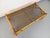 Wood Vintage Rectangular Coffee Table in Rattan and Smoked Glass, 1970s For Sale - Image 7 of 16