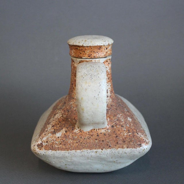 Vintage Italian Ceramic Bottle by Bruno Gambone, 1980s For Sale - Image 3 of 12