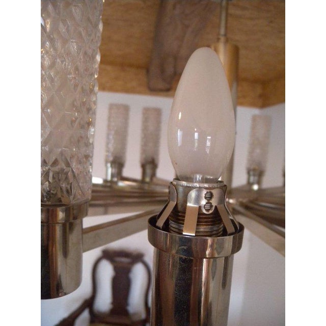 Silver Mid-Century Chrome 20-Arm Sputnik Chandelier, 1960s-1970s For Sale - Image 8 of 18