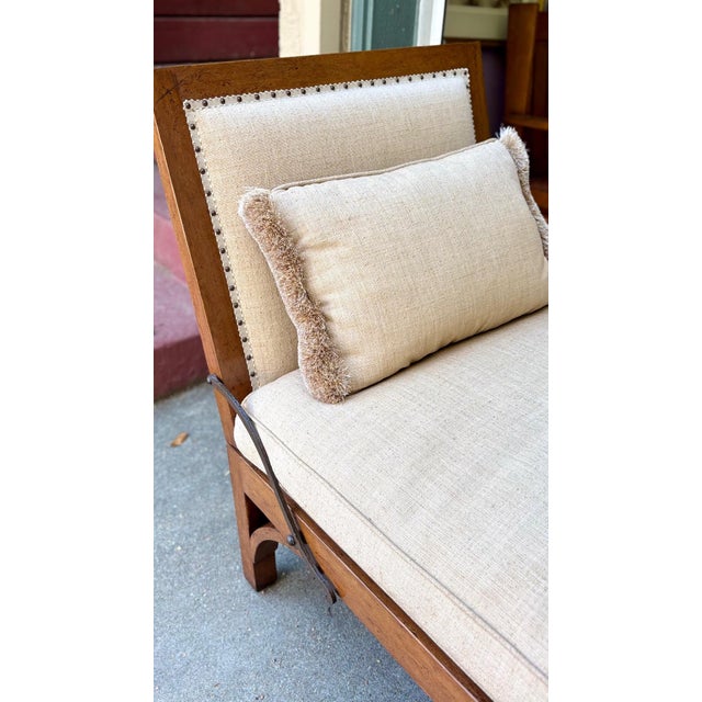 2000 - 2009 Formations Walnut Isabella Bench or Daybed For Sale - Image 5 of 11