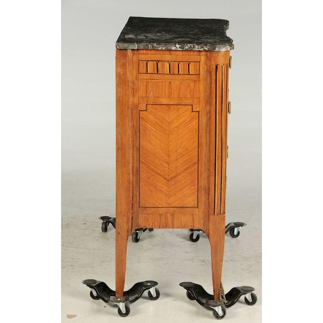 Late 19th Century Louis XV Style Marble Top Commode For Sale - Image 6 of 8
