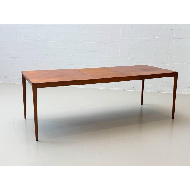 Mid-Century Modern Danish Teak Dining Table by Erik Riisager Hansen for Haslev Møbelsnedkeri, 1960s For Sale - Image 3 of 16