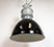Black Industrial Black Enamel Factory Lamp from Elektrosvit, 1960s For Sale - Image 8 of 18