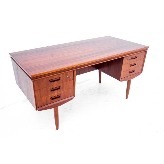 Danish Desk in Teak, 1960s For Sale - Image 4 of 13