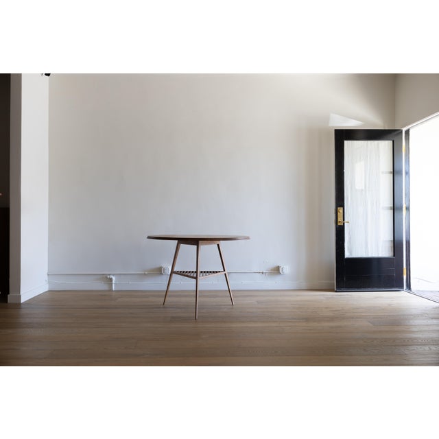 An interpretation of a traditional English cricket table. Handmade in Connecticut, USA, by master craftspersons. Crafted...