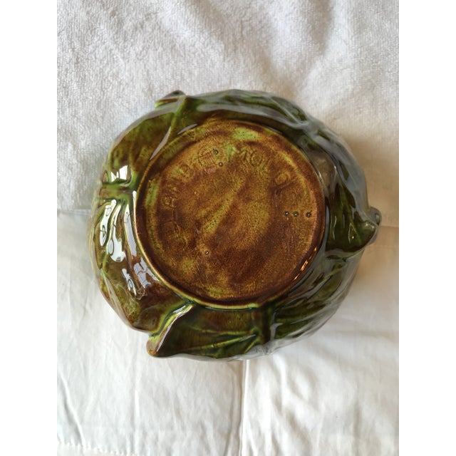 Mid 20th Century Holland Mold Bunny Covered Bowl With Underplate For Sale - Image 12 of 13