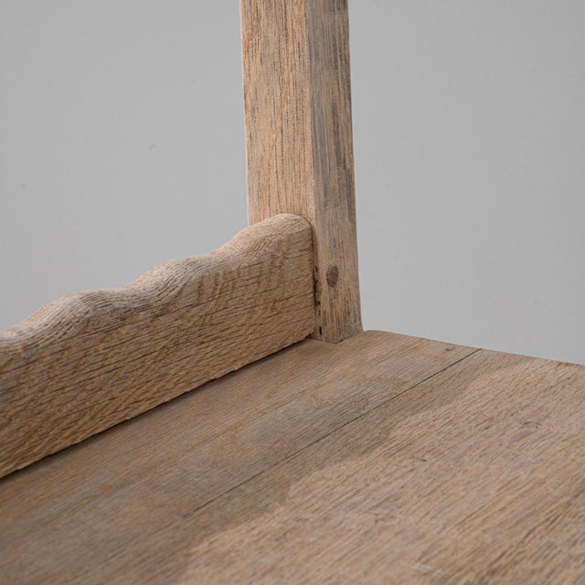 Early 20th Century 20th Century French Oak Ladder-Back Dining Chairs - Set of 6 For Sale - Image 5 of 18