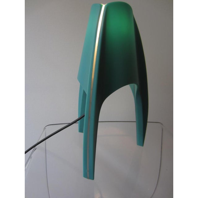 Turquoise Arcadia Tripod Table Lamp For Sale - Image 8 of 10