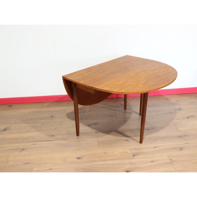 Mid Century Modern Vintage Folding Dining Table in the Style of G Plan Danish Style For Sale - Image 11 of 15