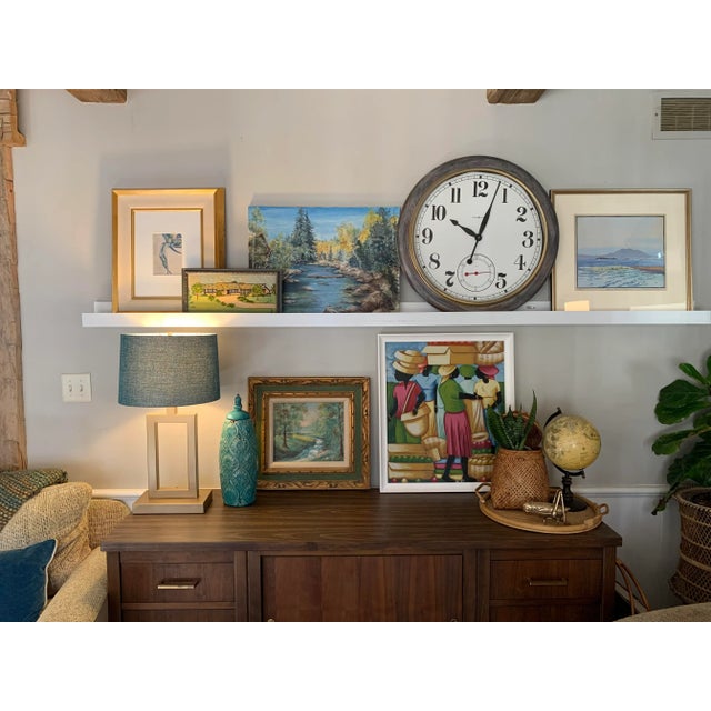 Vintage Signed and Numbered Handmade Italian Color Print of Lake Sarda For Sale - Image 10 of 11