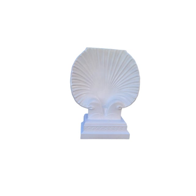 Mid 20th Century Sea Shell Console Table in the Manner of Groult Gloss White For Sale In Naples, FL - Image 6 of 8