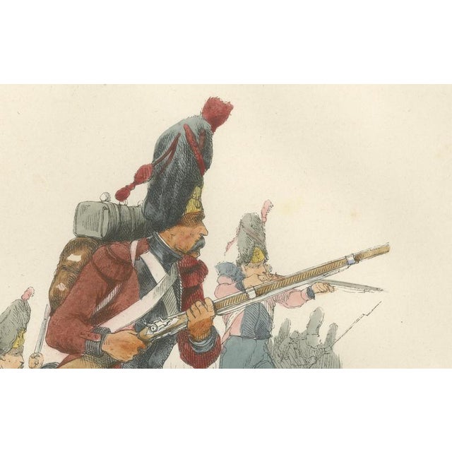 After Horace Vernet, Napoleonic Swiss Grenadier, 1843, Paper For Sale - Image 4 of 10