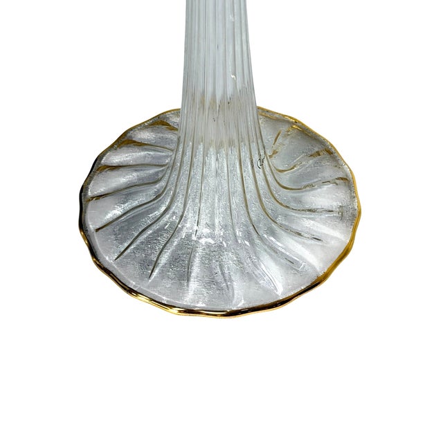 Modern 1980s Vintage Renata Gandini Murano Glass Graduated Candlesticks - Pair For Sale - Image 3 of 11