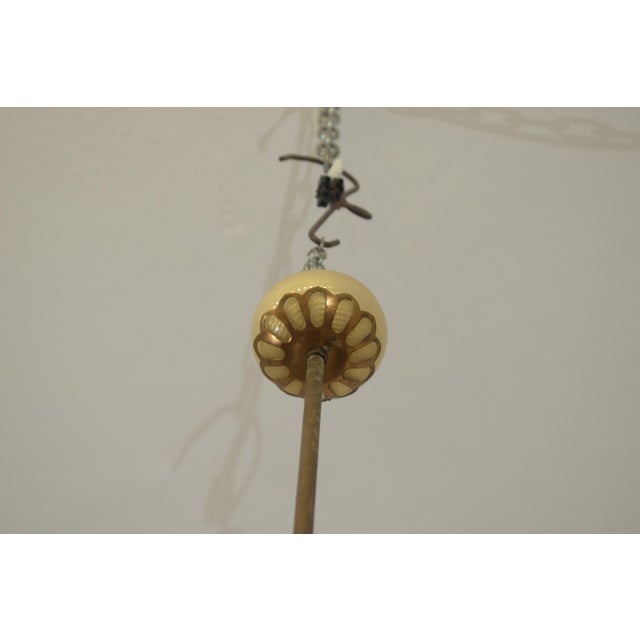 Murano Glass and Brass Chandelier from Barovier & Toso, 1950s For Sale - Image 11 of 15