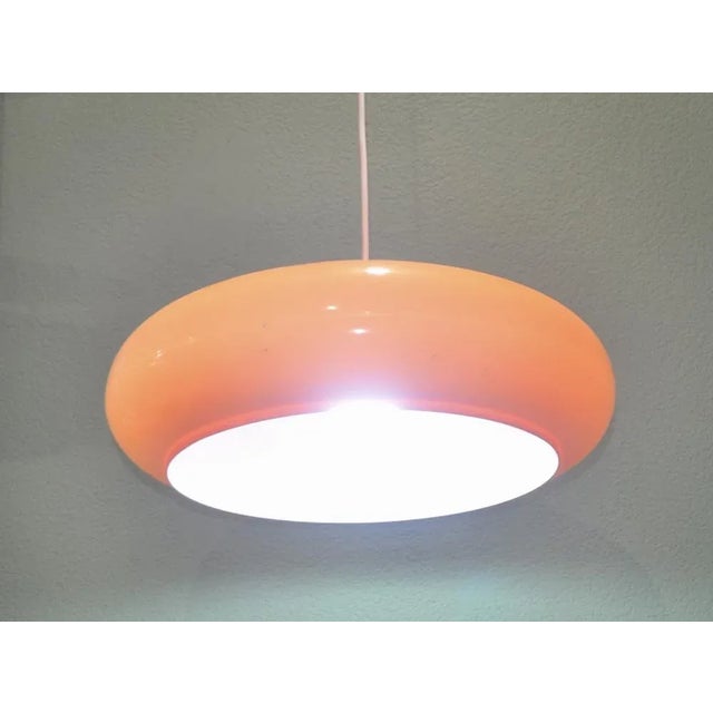 Orange Plastic Lamp, 1970s For Sale - Image 9 of 14