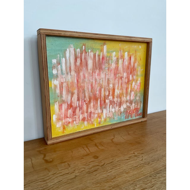 "Abstract #279" Large Original Acrylic on Board by D. Ricketts, 2013 For Sale - Image 4 of 9