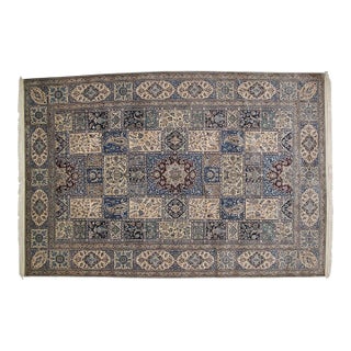 Signed Persian Nain , 7'1" X 10'5" For Sale