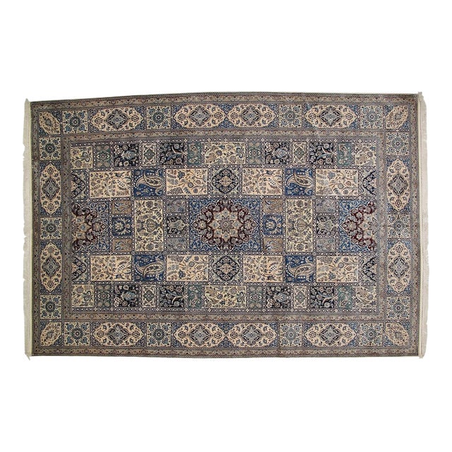 Signed Persian Nain , 7'1" X 10'5" For Sale
