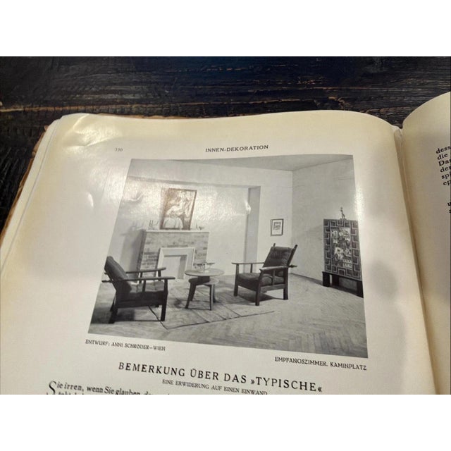 Innen Dekoration German Architectural Magazine August 1920: Early Bauhaus / Art Deco For Sale - Image 9 of 9