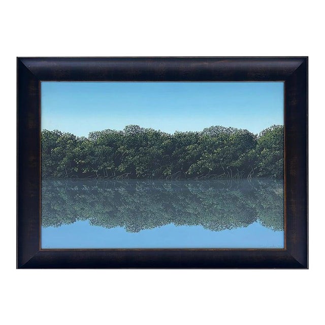 Original Tomas Sanchez "Orilla" Lithograph, Signed, Dated Artist Proof For Sale