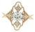Modern Vintage Style Engagement Ring With Repurposed 1.06 Carat Cushion Diamond, Size 6.5 For Sale