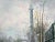 1970s J. Gaston Signed Painting of Paris Street Scene With Street Cars & Figures For Sale - Image 9 of 13