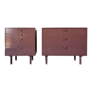 1960's Pair of Mid-Century Modern Nightstands by Harvey Probber For Sale