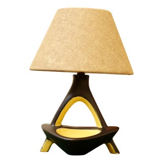 French Ceramic Lamp, 1950s For Sale