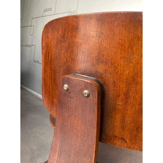 DCW Dining Chair in Wood by Charles & Ray Eames, 1945 For Sale - Image 12 of 18
