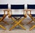 Vintage 1980’s Director’s Chairs by Telescope Made in Usa New Slings For Sale - Image 4 of 12